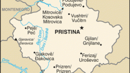 Kosovo-map