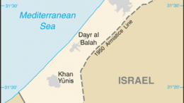 Gaza map