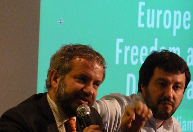 Matteo Salvini, no euro day