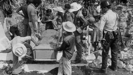 FILE PICTURE OF EXHUMATION OF MURDERED US NUNS IN EL SALVADOR