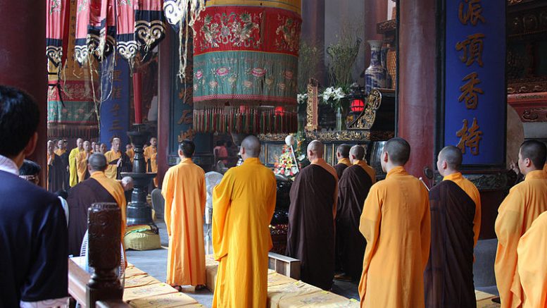 Traditional buddhist ceremony