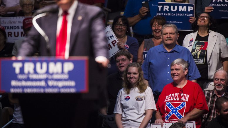 Donald Trump on campaign trail.