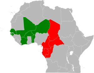 CFA_Franc_map