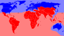 La divisione tra Nord e Sud del mondo da un punto di vista tecnico