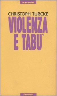 Christoph Türcke, Sesso e spirito. Dimensione filosofica della lotta fra i sessi in Violenza e tabù, 1987, a cura di Cesare Cases